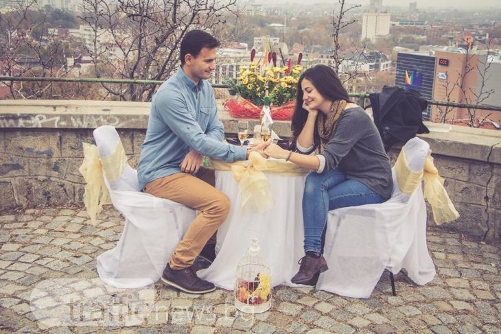 Пловдивчанин направи вълнуващо предложение за брак на своята любима СНИМКИ