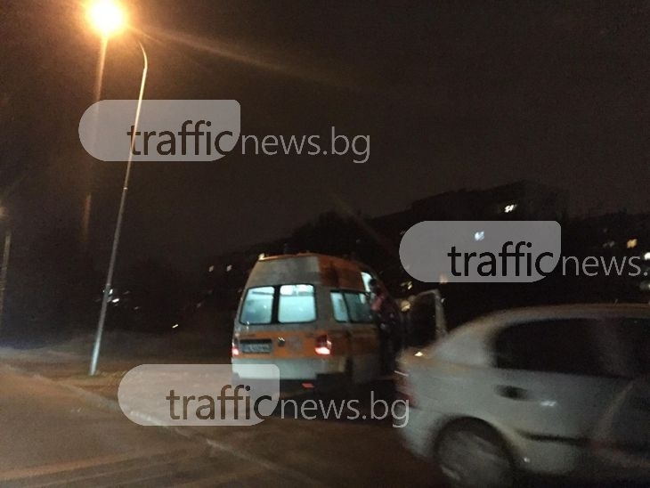 Мъж е в болница след верижната катастрофа край Пловдив