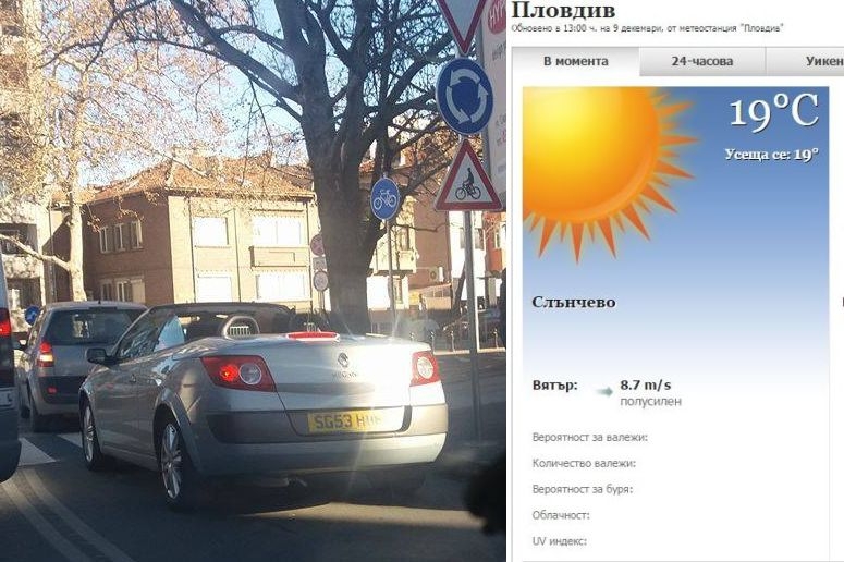 Температурата в Пловдив удари 19 градуса! Пролет и през уикенда СНИМКИ