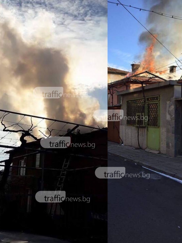 Къщи горят в Ягодово и Коматево! Огнеборците се борят с пламъците СНИМКИ