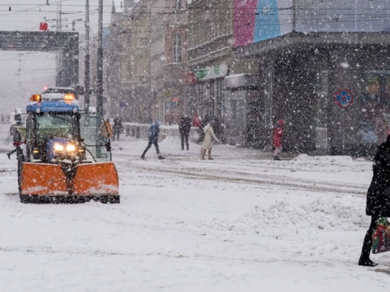 Силна снежна буря удари Германия и Полша ВИДЕО
