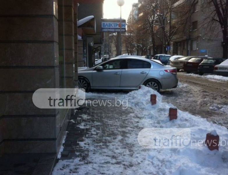 Шофьорка реши да си смени прическата и паркира така в Пловдив СНИМКИ