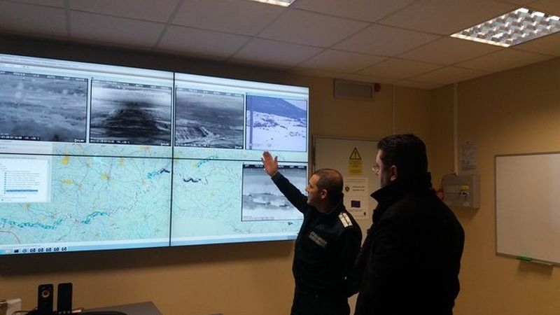 Служебният вътрешен министър- Узунов посети изненадващо границата с Турция