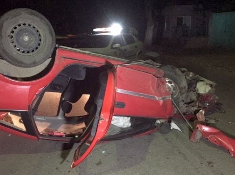 БМВ се обърна на автомагистрала Тракия