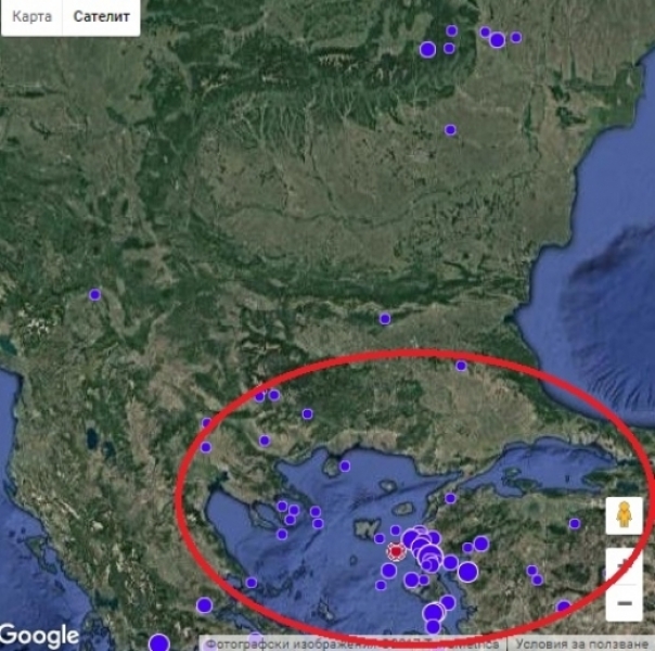 Балканите не спират да се тресат, най-силното земетресение е от 5,4 по Рихтер