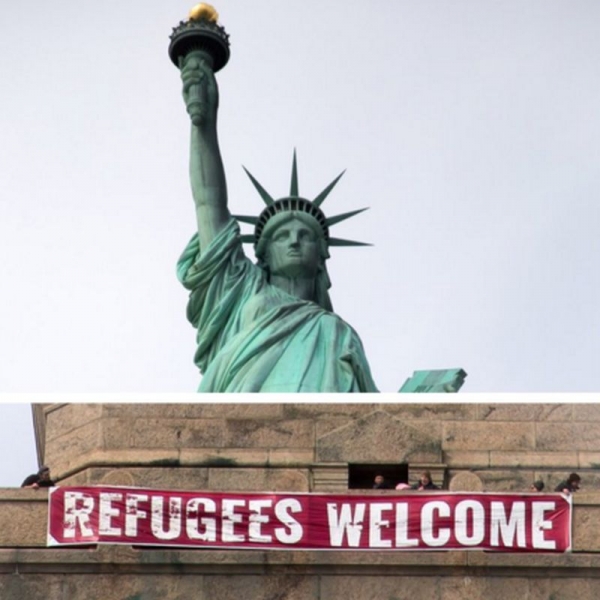 Статуята на Свободата приветства мигрантите в САЩ