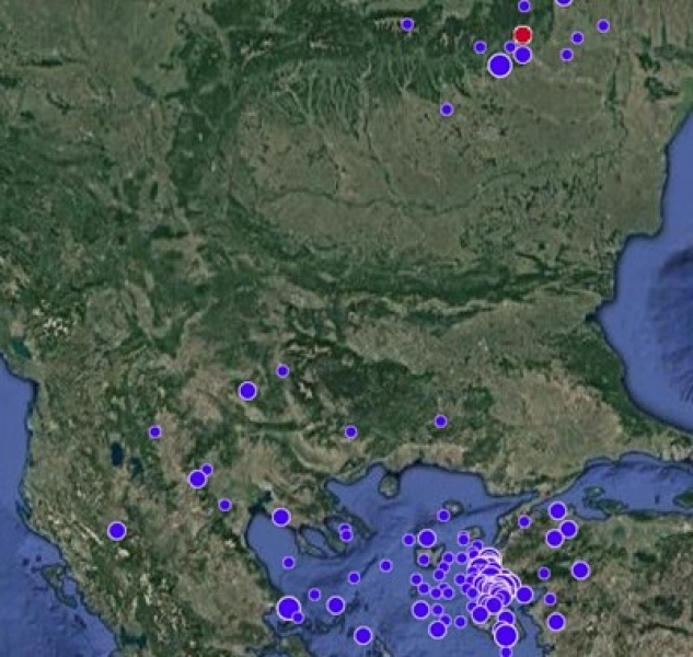 Земетресение с магнитуд 4,1 разтърси Румъния