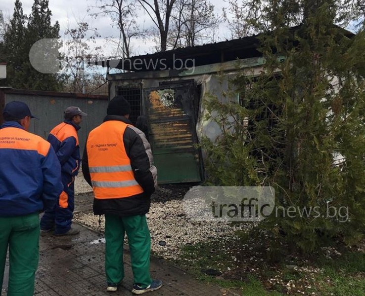 Пожар изпепели общински бараки в Тракия, изгоря инвентарът на градинарите СНИМКИ