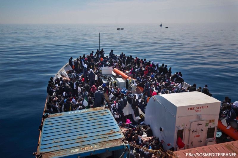 Близо 3000 мигранти бяха спасени край бреговете на Либия