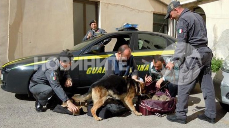 Хванаха българин с 90 килограма хашиш в Италия