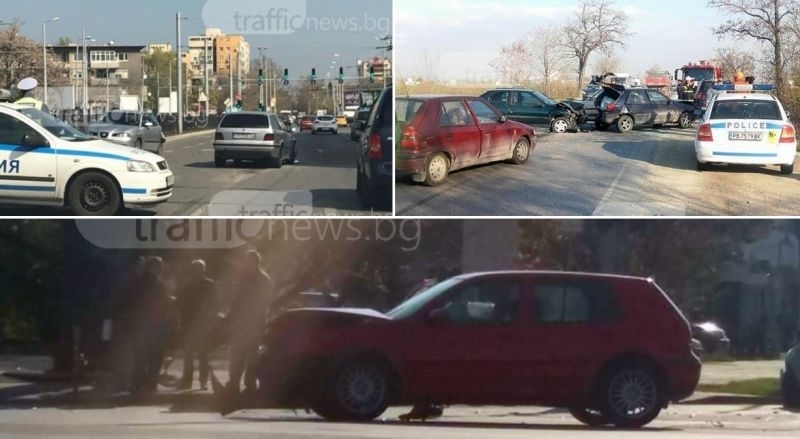 Караме като луди в Пловдив! Високата скорост причина за бума на катастрофите ВИДЕО