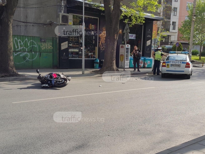 Моторист удари пешеходец на улица “Богомил“ СНИМКА