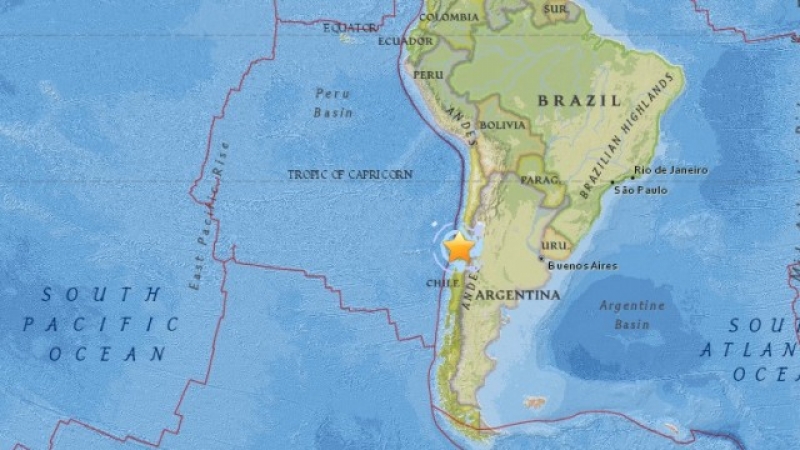 Силно земетресение удари Чили