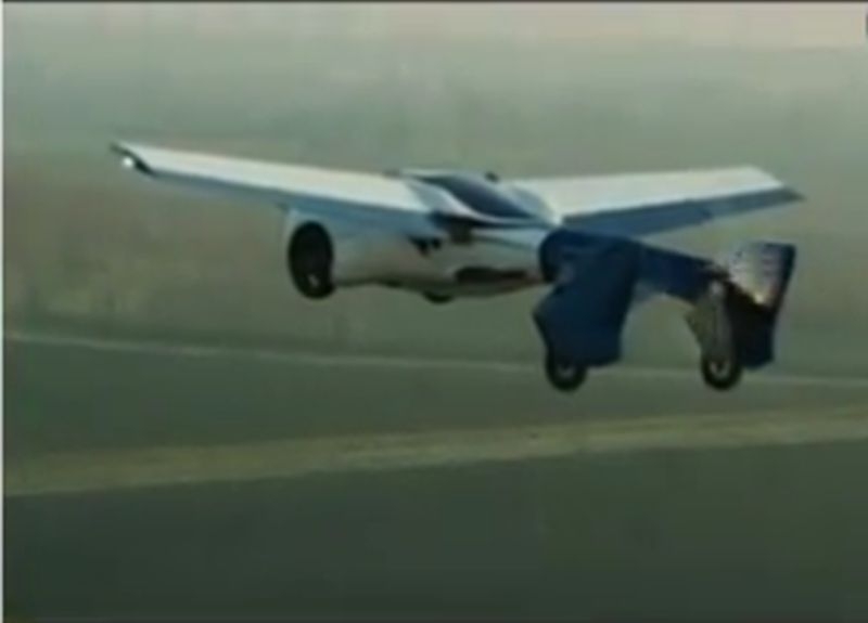 Показаха първата летяща кола ВИДЕО