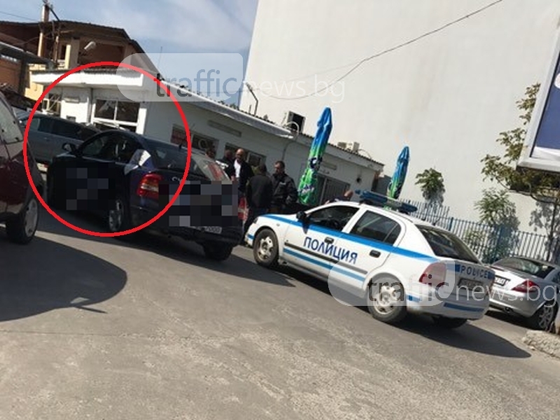 Джип тръгна назад, отнесе кафене на автомивка на Пловдив СНИМКИ