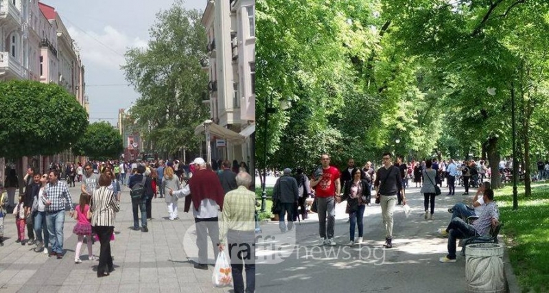 Главната и Цар-Симеоновата градина отесняха в Деня на труда СНИМКИ