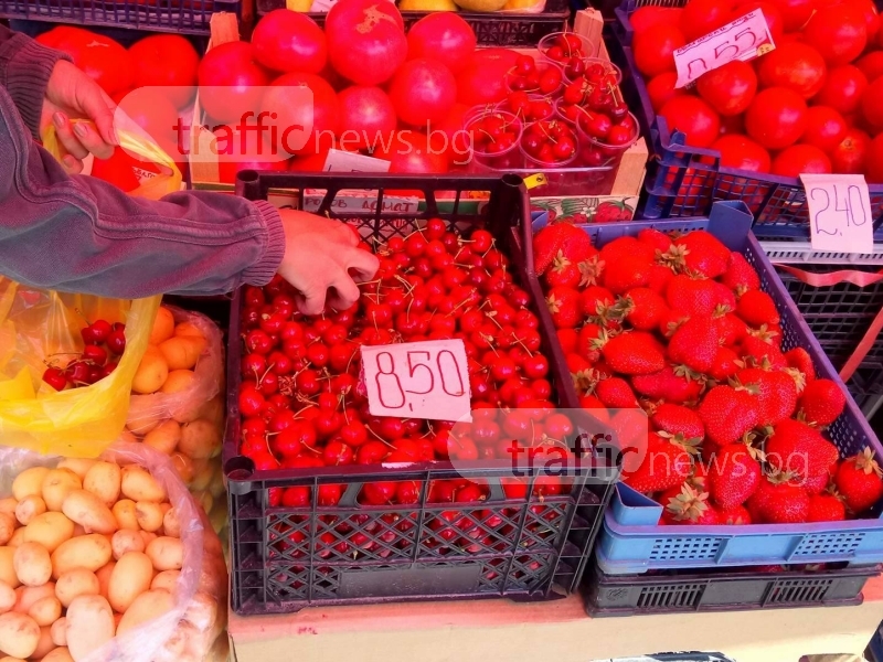 Ликувай, българино! Цената на черешите в Пловдив “падна“ СНИМКИ