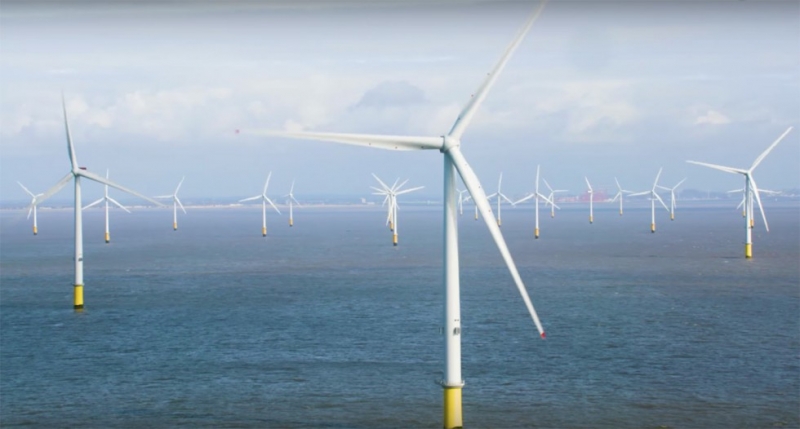 Вятърни турбини гиганти започнаха работа във Великобритания ВИДЕО