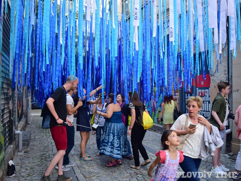 Сините ресни в Капана - новото любимо място за снимки в Пловдив