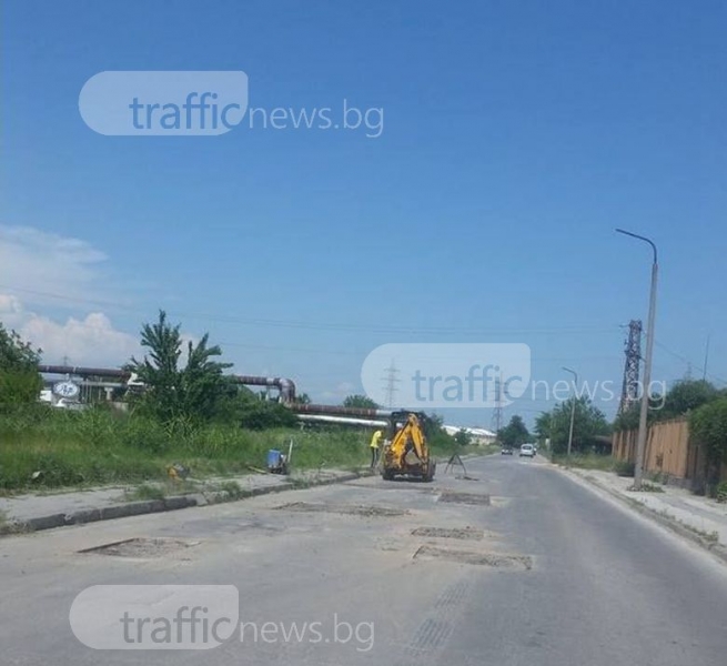 Часове след публикация на TrafficNews.bg: Ударно запълват дупки в Кършияка СНИМКА