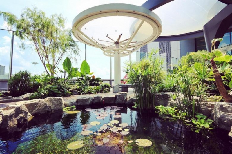 Правят увеселителен парк, лабиринт и водопад на летище в Сингапур