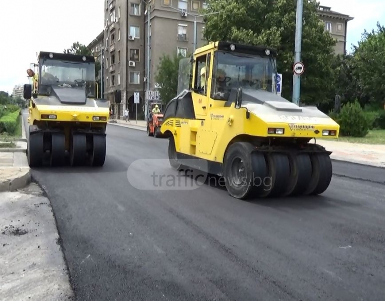 Пускат за движение най-скоро ремонтирания булевард в Пловдив