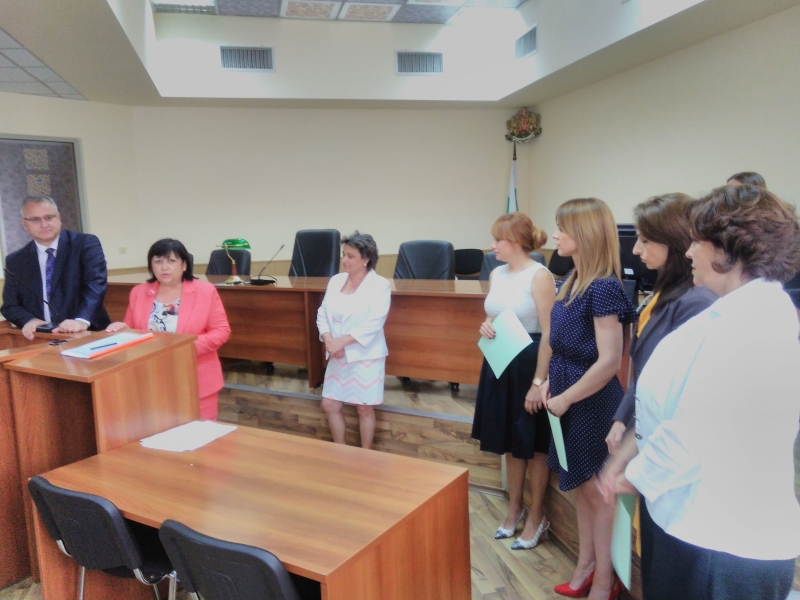 Приеха четирима нови съдии в Окръжен съд - Пловдив
