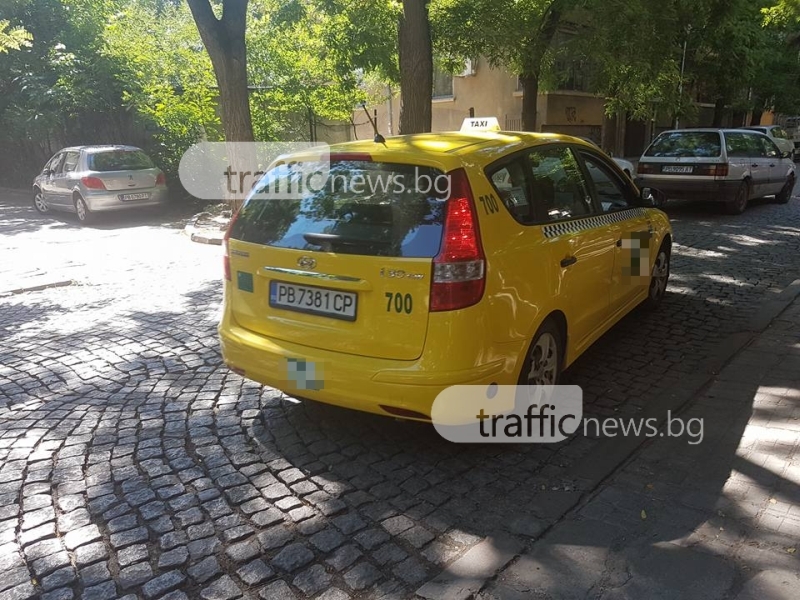 Таксиметров шофьор плаши жена в Пловдив със саморазправа заради забележка СНИМКИ