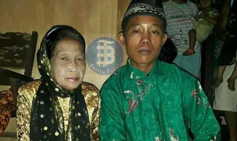 16-годишен се ожени за 71-годишна баба, преди това заплаши да се самоубие СНИМКИ