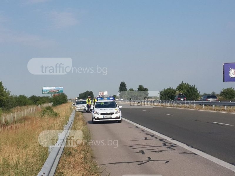 За 2 седмици: Заснеха 424 джигити с бясна скорост на магистралата край Пловдив