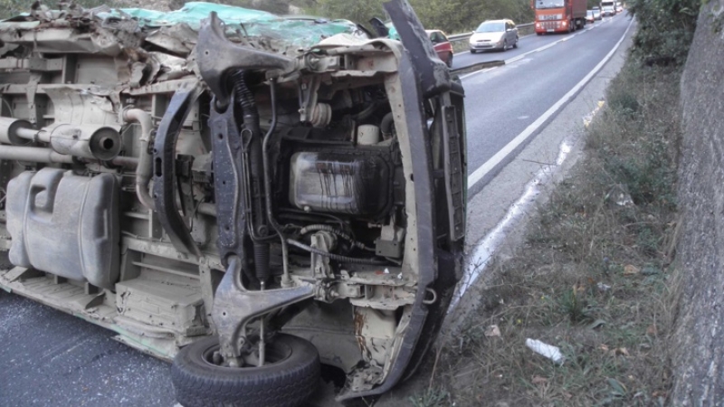 Жена загина при тежка катастрофа на магистрала “Тракия“