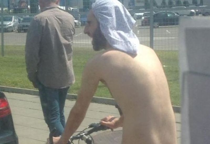 Още един чисто гол джитка на колело по “Цариградско шосе“