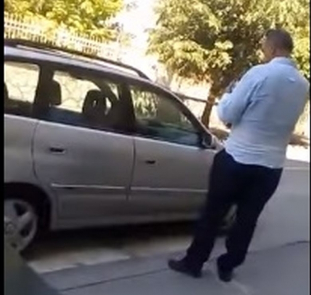 Почерпен шофьор се заключи извън колата си, докато яде сладолед на зебра ВИДЕО