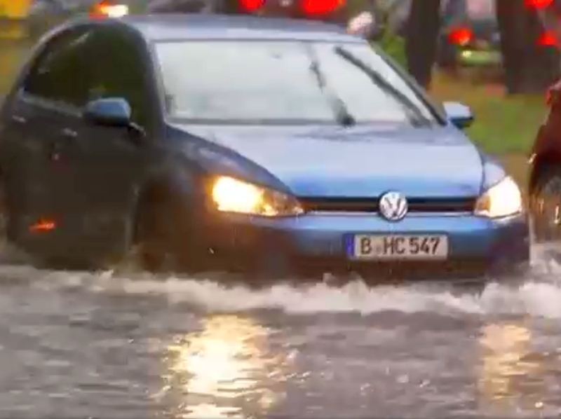 Порои причиниха наводнения в Германия