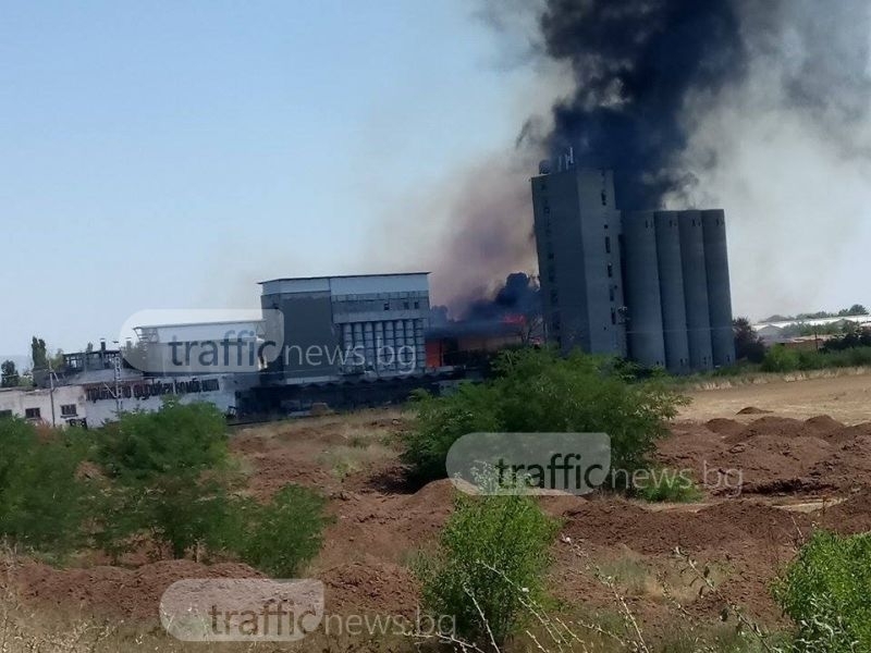 Продължава да гори най-голямата българска кравеферма край Пловдив