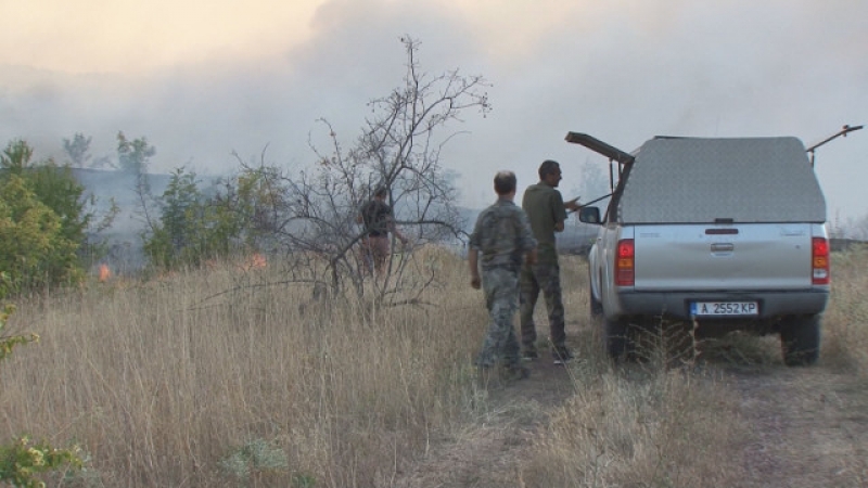 Потушиха пожара край Бургас