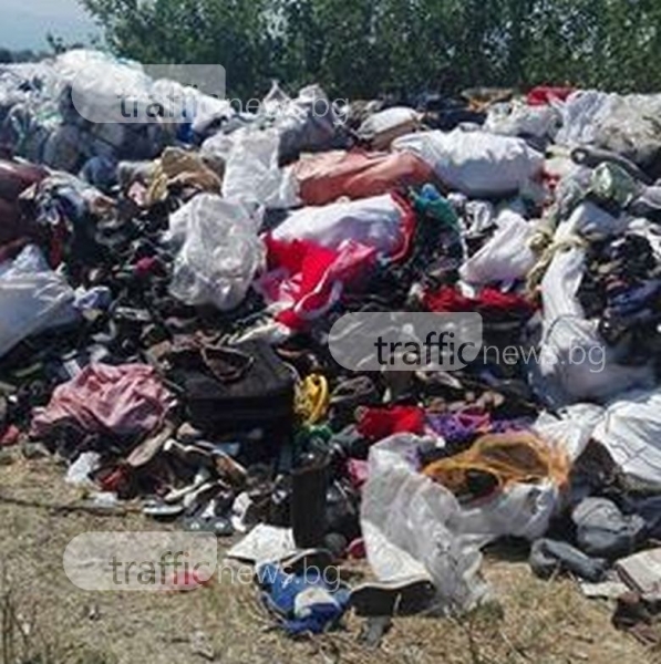 ТИР изхвърли тонове боклуци на Рогошко шосе СНИМКИ
