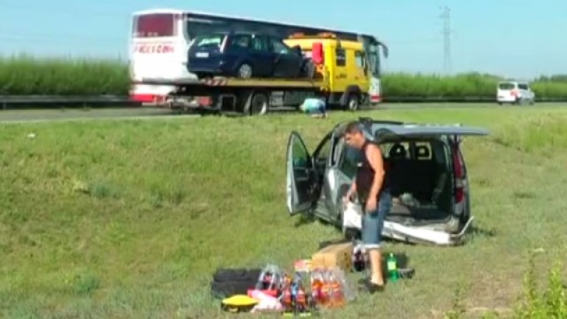 Тежка катастрофа с български автомобил в Унгария