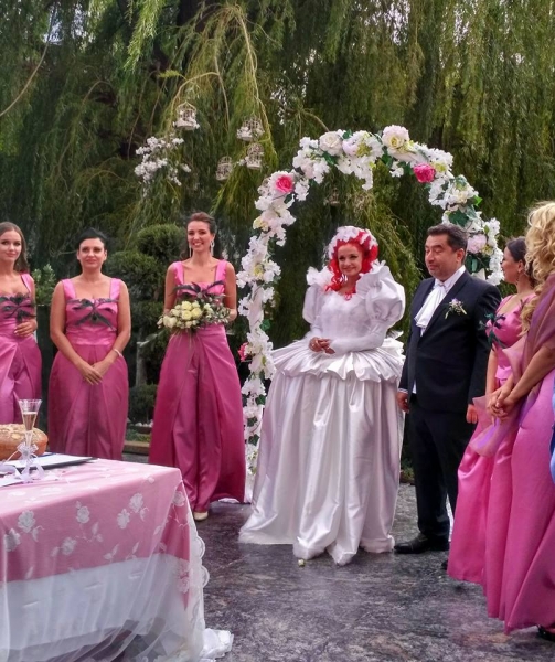 Пловдивчанка организира пищната сватба на дизайнерката Мерлин Арно СНИМКИ и ВИДЕО