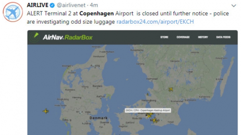 Евакуираха единия терминал на летището в Копенхаген!