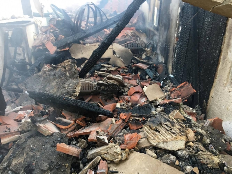7 къщи изпепелени до основи при пожара край Пловдив СНИМКИ+ВИДЕО