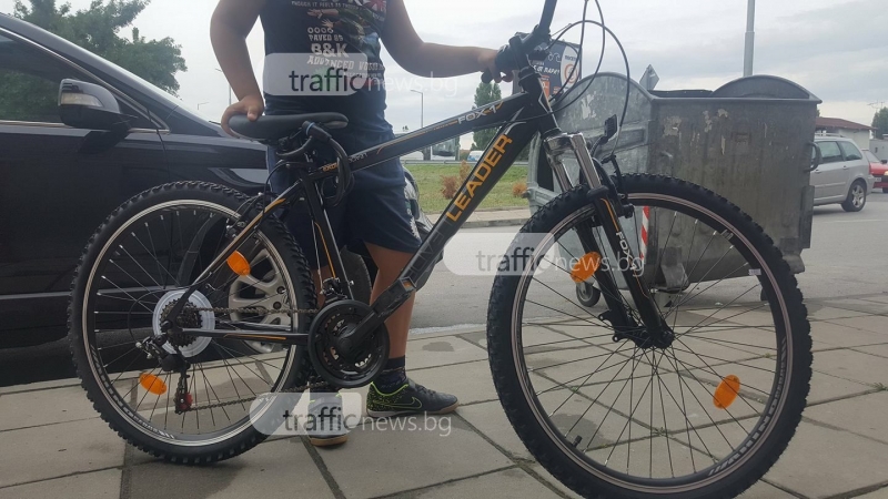 Откраднаха колело от дете посред бял ден! Майка му проследи крадеца до Столипиново СНИМКИ