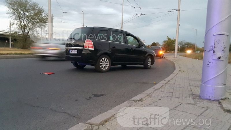 Блъснаха пешеходец на Скобелева в Пловдив! СНИМКИ