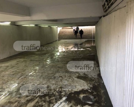 Три подлеза в Пловдив са под вода, две къщи в Стамболийски са наводнени