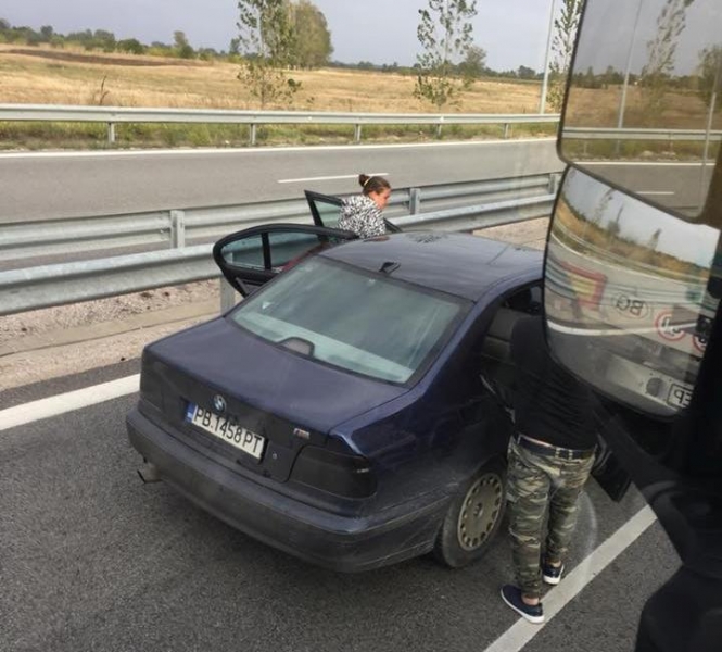 4-ма нападнаха наш шофьор на ТИР на Дунав мост СНИМКИ