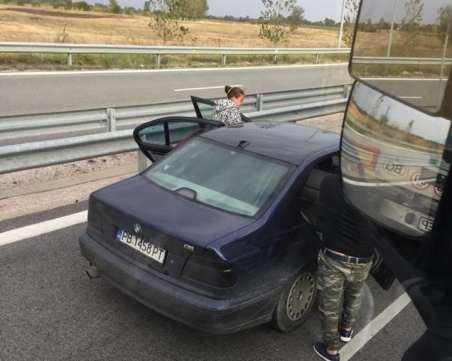 4-ма нападнаха наш шофьор на ТИР на Дунав мост СНИМКИ