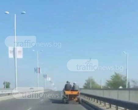 Най-големият кошмар за шофьорите: Кон с каруца отново на възлов булевард в Пловдив ВИДЕО