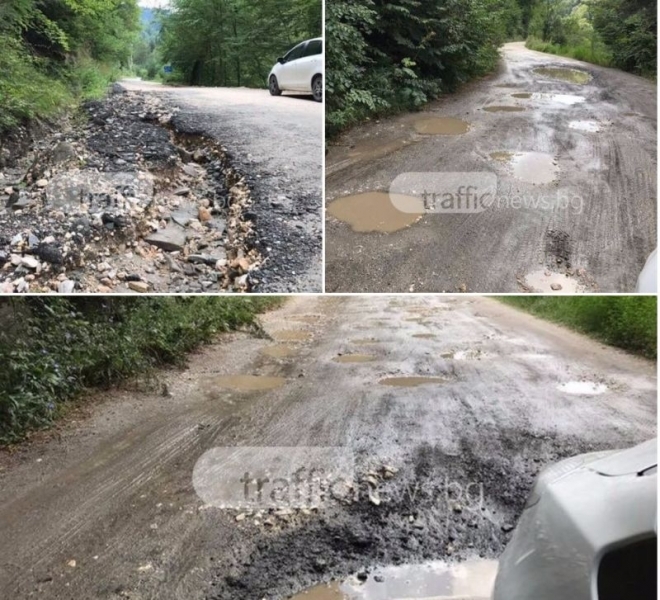 Ремонтът на най-разбития път край Пловдив ще струва 2 милиона, има ли кой да ги даде? СНИМКИ