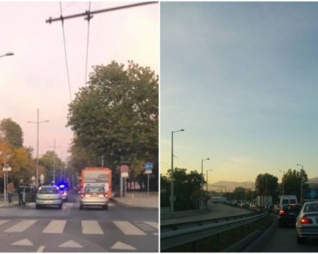 Катастрофа затруднява движението в Кючука, тапа блокира Кукленско