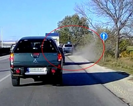 Кандидат-самоубиец с безумно изпреварване край Пловдив ВИДЕО